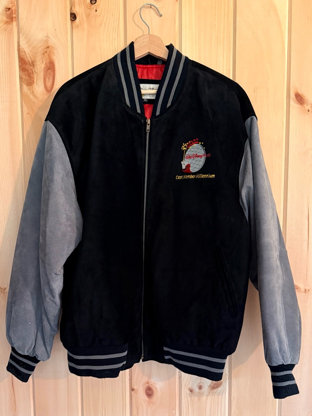 RARE Vintage 2000 Disney Cast Member Millennium Varsity Jacket Y2K